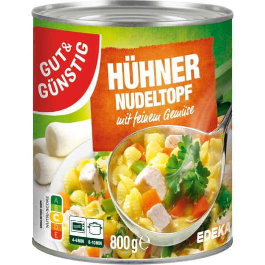 GUT&GÜNSTIG Hühnernudeltopf 800g foodpipe Rostock [Lebensmittel-Lieferservice Rostock]