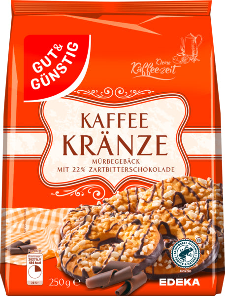 GUT&GÜNSTIG Kaffeekränze 250g foodpipe [Lebensmittel-Lieferservice Rostock]