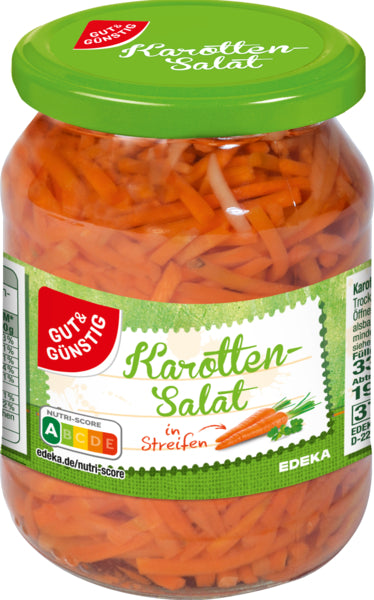 GUT&GÜNSTIG Karottensalat 330g foodpipe [Lebensmittel-Lieferservice Rostock]