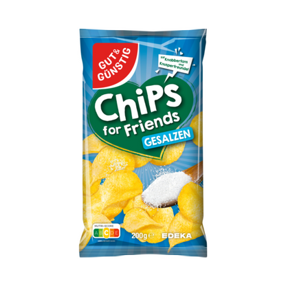 GUT&GÜNSTIG Kartoffelchips Salz 200g foodpipe [Lebensmittel-Lieferservice Rostock]