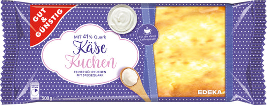 GUT&GÜNSTIG Käsekuchen 400g foodpipe [Lebensmittel-Lieferservice Rostock]