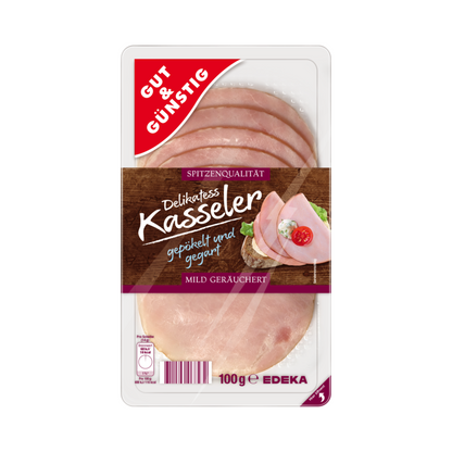 GUT&GÜNSTIG Kasseler 100g QS ITW foodpipe [Lebensmittel-Lieferservice Rostock]