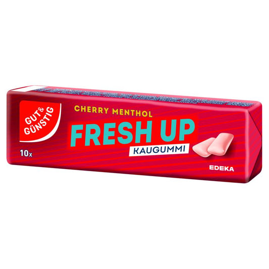 GUT&GÜNSTIG Kaugummi Cherry Menthol Dragee 10ST foodpipe [Lebensmittel-Lieferservice Rostock]