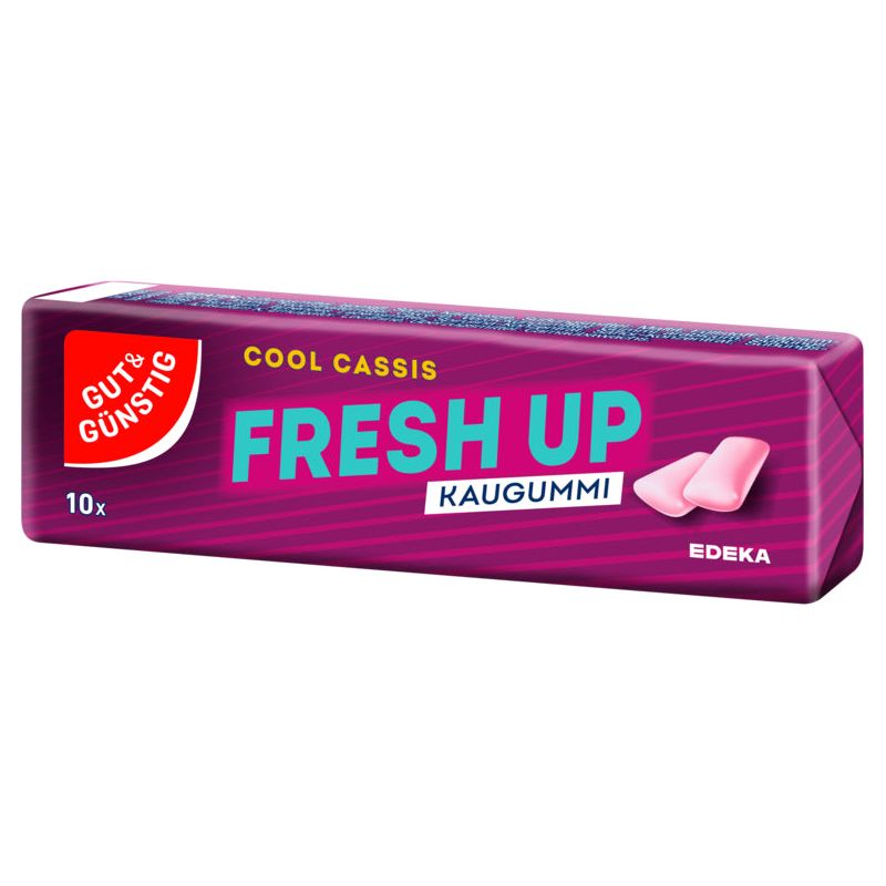 GUT&GÜNSTIG Kaugummi Cool Cassis Dragee 10ST foodpipe [Lebensmittel-Lieferservice Rostock]