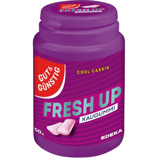 GUT&GÜNSTIG Kaugummi Cool Cassis Dragee 50ST foodpipe [Lebensmittel-Lieferservice Rostock]