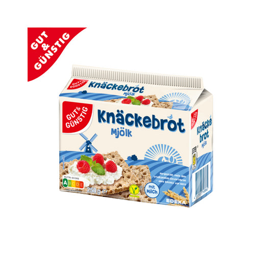 GUT&GÜNSTIG Knäckebrot Mjölk 250g foodpipe [Lebensmittel-Lieferservice Rostock]