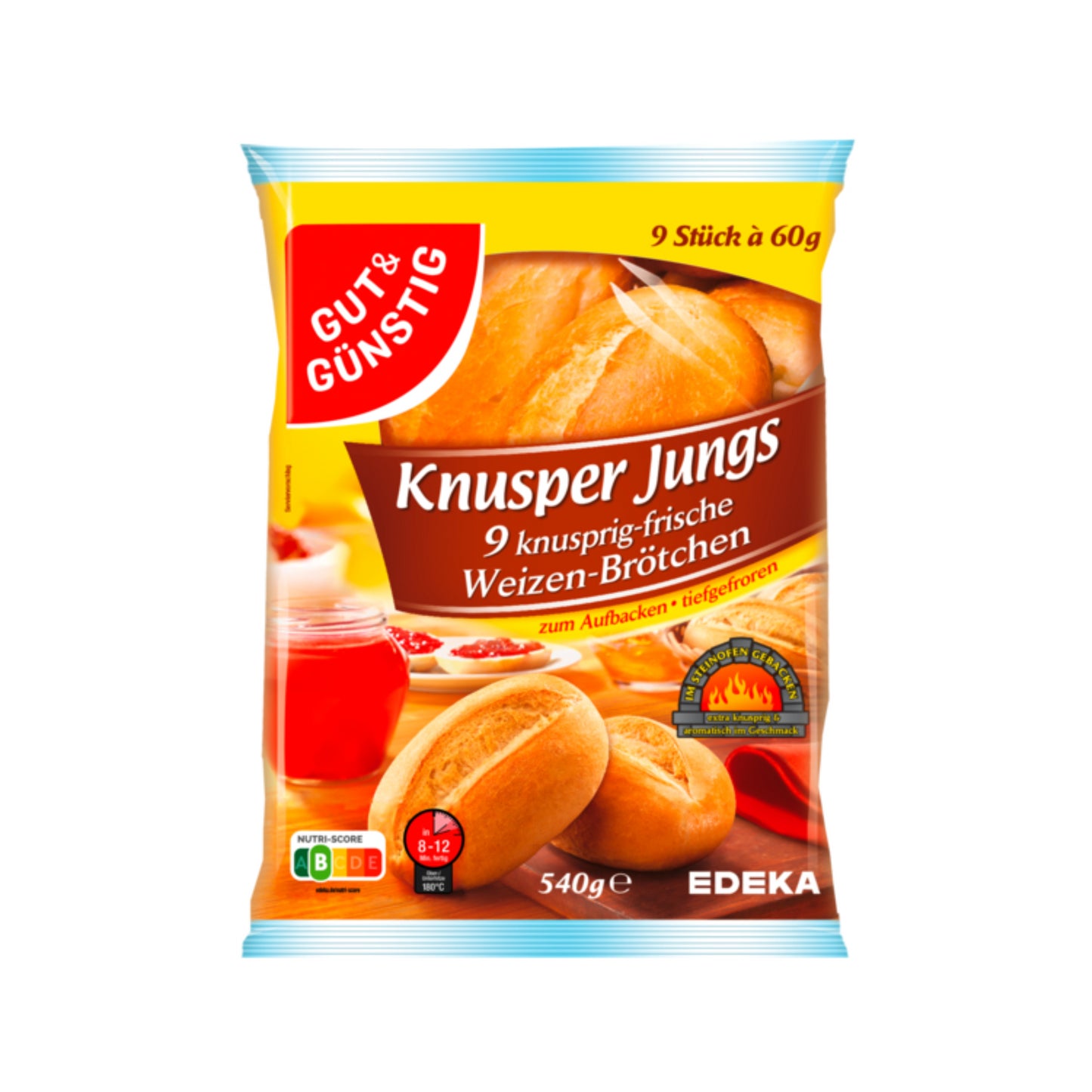 GUT&GÜNSTIG Knusperjungs 9St 540g foodpipe [Lebensmittel-Lieferservice Rostock]