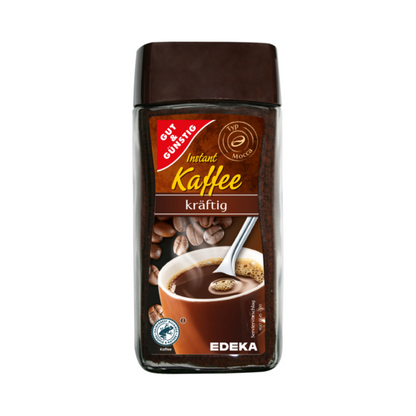 GUT&GÜNSTIG Kräftig löslicher Bohnenkaffee 200g foodpipe [Lebensmittel-Lieferservice Rostock]