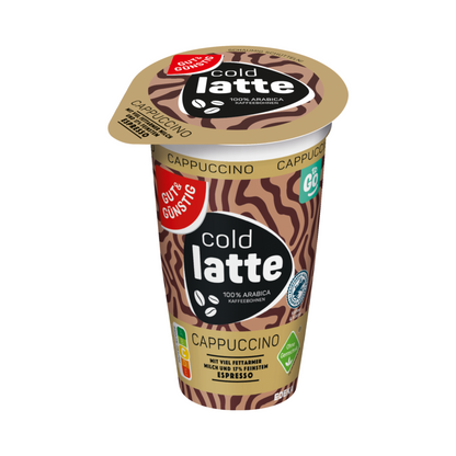 GUT&GÜNSTIG Latte Cappuccino 250ml VLOG foodpipe [Lebensmittel-Lieferservice Rostock]