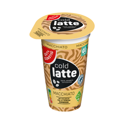 GUT&GÜNSTIG Latte Macchiato 250ml VLOG foodpipe [Lebensmittel-Lieferservice Rostock]