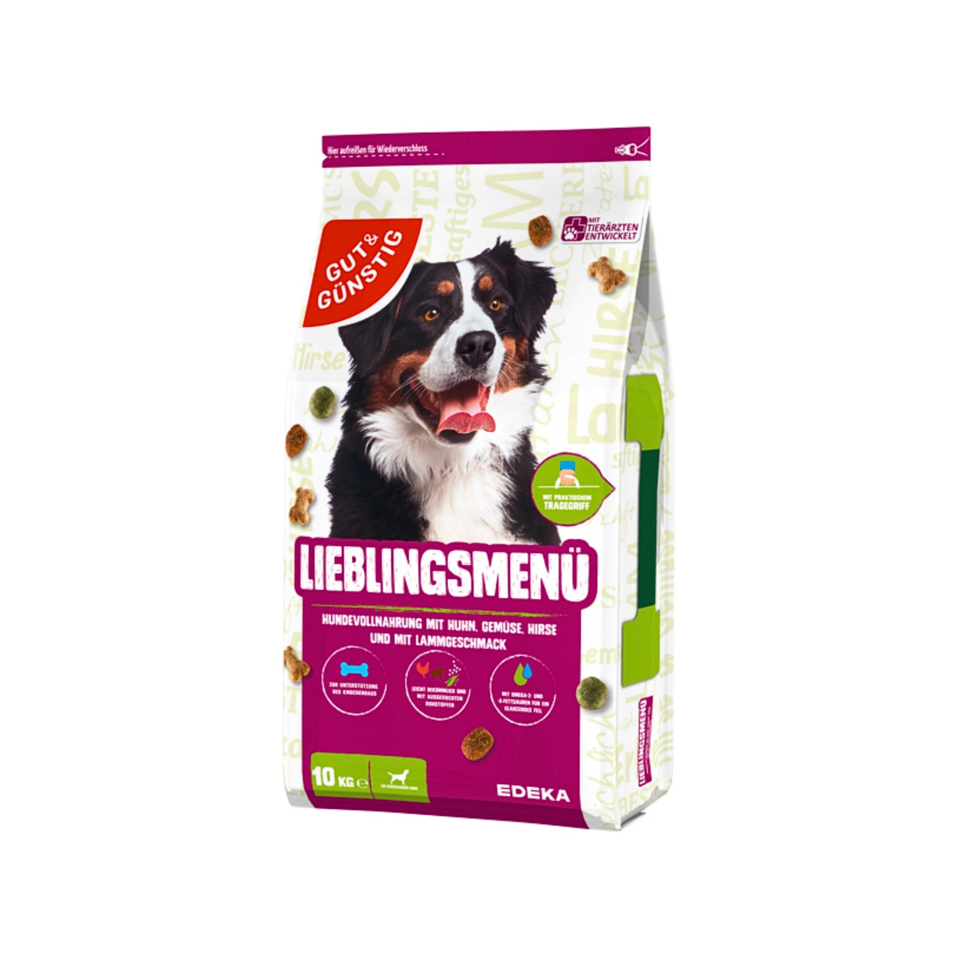 GUT&GÜNSTIG Lieblingsmenü mit Huhn,Gemüse,Hirse und mit Lammgeschmack 10kg foodpipe [Lebensmittel-Lieferservice Rostock]