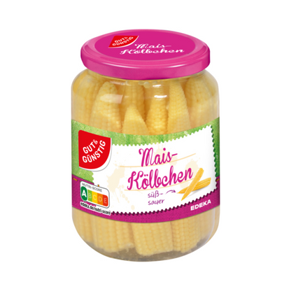 GUT&GÜNSTIG Maiskölbchen 330g foodpipe [Lebensmittel-Lieferservice Rostock]