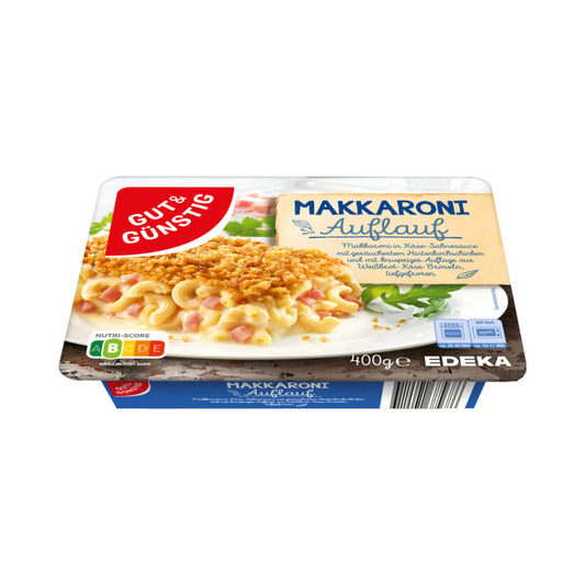 GUT&GÜNSTIG Makkaroniauflauf 400g foodpipe [Lebensmittel-Lieferservice Rostock]