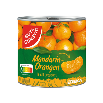 GUT&GÜNSTIG Mandarin-Orangen leicht gezuckert 312g foodpipe [Lebensmittel-Lieferservice Rostock]