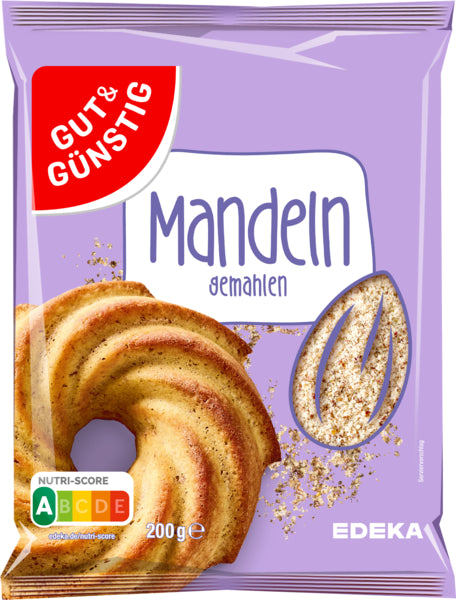 GUT&GÜNSTIG Mandeln gemahlen 200g foodpipe [Lebensmittel-Lieferservice Rostock]