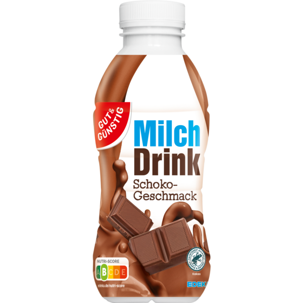 GUT&GÜNSTIG Milchdrink Schokolade 500ml DPG foodpipe [Lebensmittel-Lieferservice Rostock]