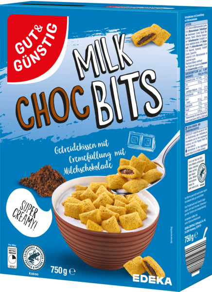 GUT&GÜNSTIG Milk Choc Bits 750g foodpipe [Lebensmittel-Lieferservice Rostock]