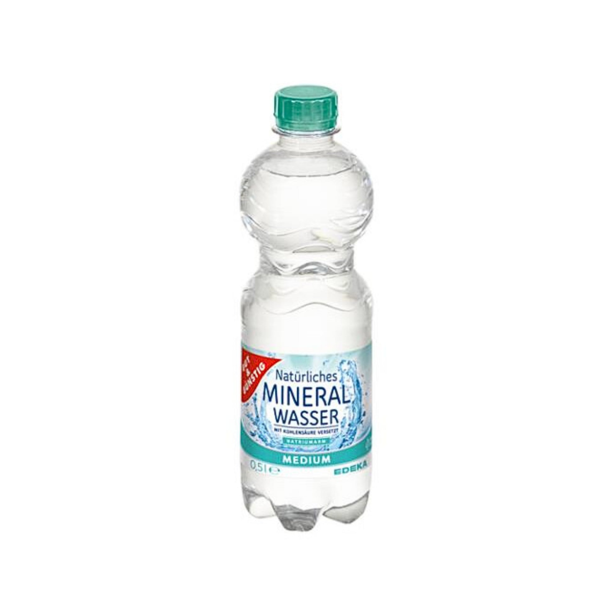 GUT&GÜNSTIG Mineralwasser Medium 0,5l DPG foodpipe [Lebensmittel-Lieferservice Rostock]