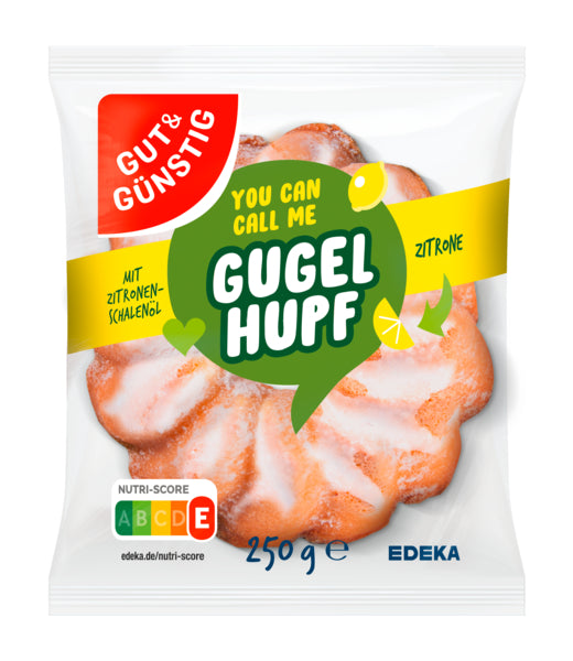 GUT&GÜNSTIG Mini Gugelhupf Zitrone 250g foodpipe [Lebensmittel-Lieferservice Rostock]