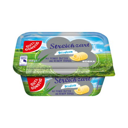 GUT&GÜNSTIG Mischstreichfett gesalzen 250g foodpipe [Lebensmittel-Lieferservice Rostock]