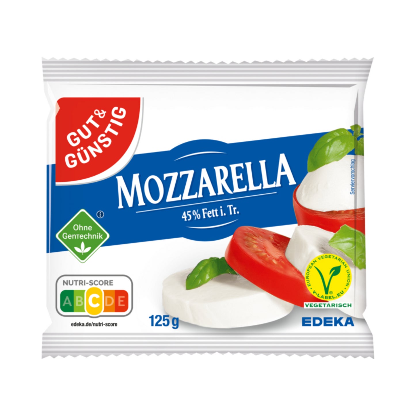 GUT&GÜNSTIG Mozzarella Kugel 45% 220g VLOG foodpipe [Lebensmittel-Lieferservice Rostock]