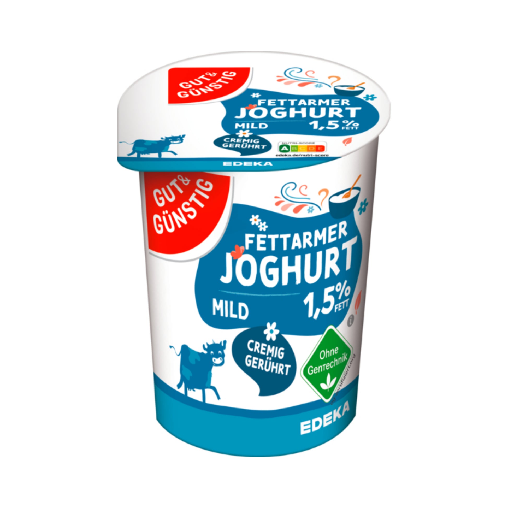 GUT&GÜNSTIG Naturjoghurt 1,5% 500g VLOG foodpipe Rostock [Lebensmittel-Lieferservice Rostock]