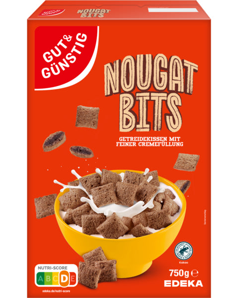 GUT&GÜNSTIG Nougat Bits 750g foodpipe [Lebensmittel-Lieferservice Rostock]