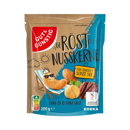 GUT&GÜNSTIG Nusskerne geröstet ohne Öl und ohne Salz 200g foodpipe [Lebensmittel-Lieferservice Rostock]