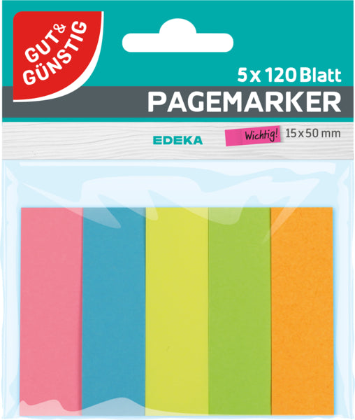 GUT&GÜNSTIG Pagemarker 120BL 5ST foodpipe [Lebensmittel-Lieferservice Rostock]