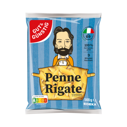 GUT&GÜNSTIG Penne Rigate 500g foodpipe [Lebensmittel-Lieferservice Rostock]