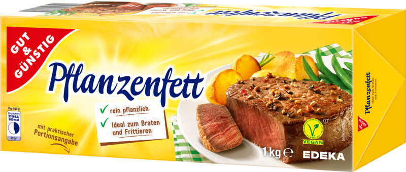 GUT&GÜNSTIG Pflanzenfett 1kg foodpipe [Lebensmittel-Lieferservice Rostock]