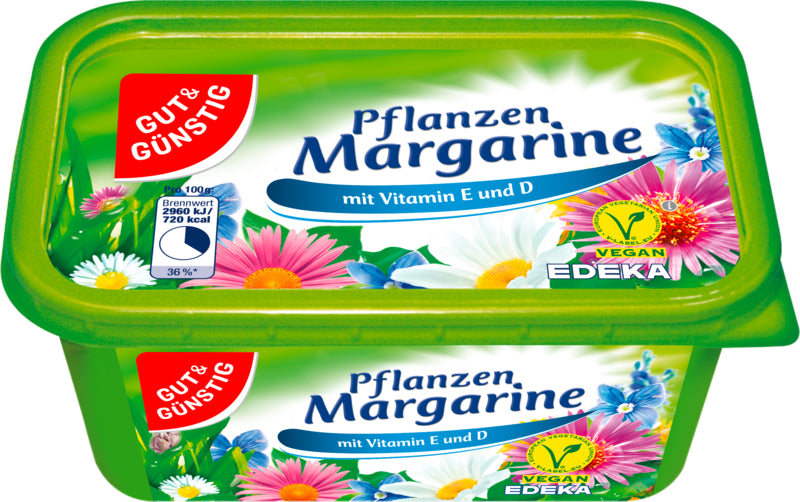 GUT&GÜNSTIG Pflanzenmargarine 500g foodpipe [Lebensmittel-Lieferservice Rostock]