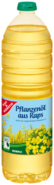 GUT&GÜNSTIG Pflanzenöl aus Raps 1l foodpipe [Lebensmittel-Lieferservice Rostock]