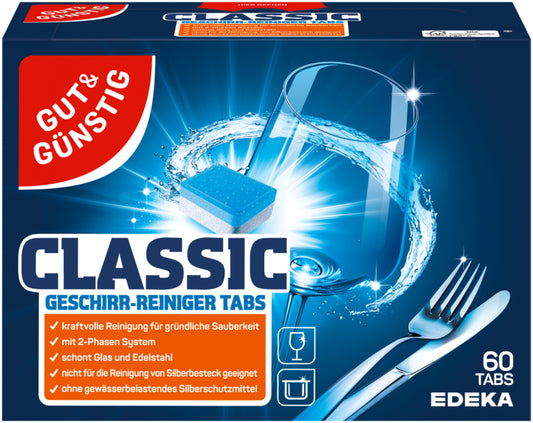 GUT&GÜNSTIG Power Classic Tabs 60ST 900g foodpipe Rostock [Lebensmittel-Lieferservice Rostock]