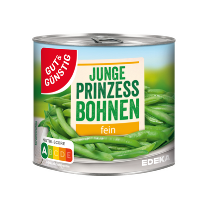 GUT&GÜNSTIG Prinzessbohnen fein 400g foodpipe [Lebensmittel-Lieferservice Rostock]