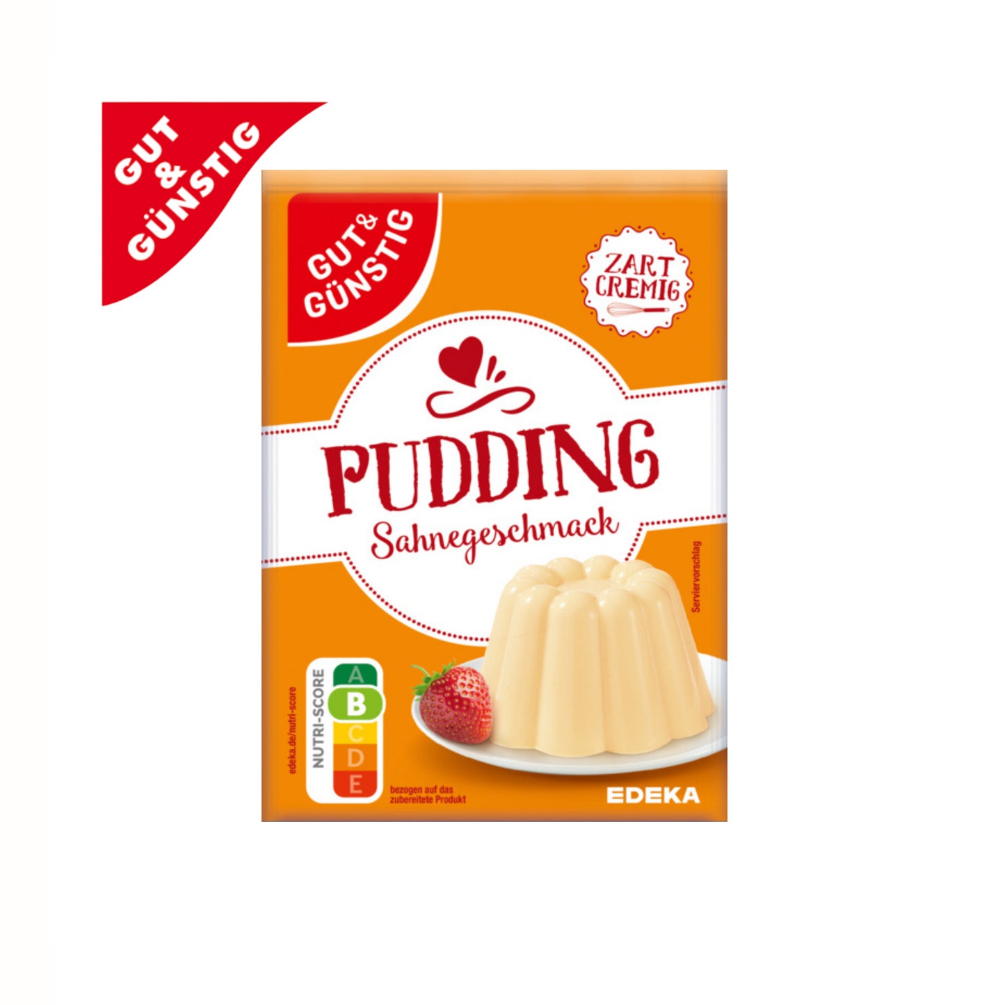 GUT&GÜNSTIG Puddingpulver Sahne 114g foodpipe [Lebensmittel-Lieferservice Rostock]