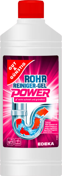 GUT&GÜNSTIG Rohrfrei Gel 1000ml foodpipe [Lebensmittel-Lieferservice Rostock]