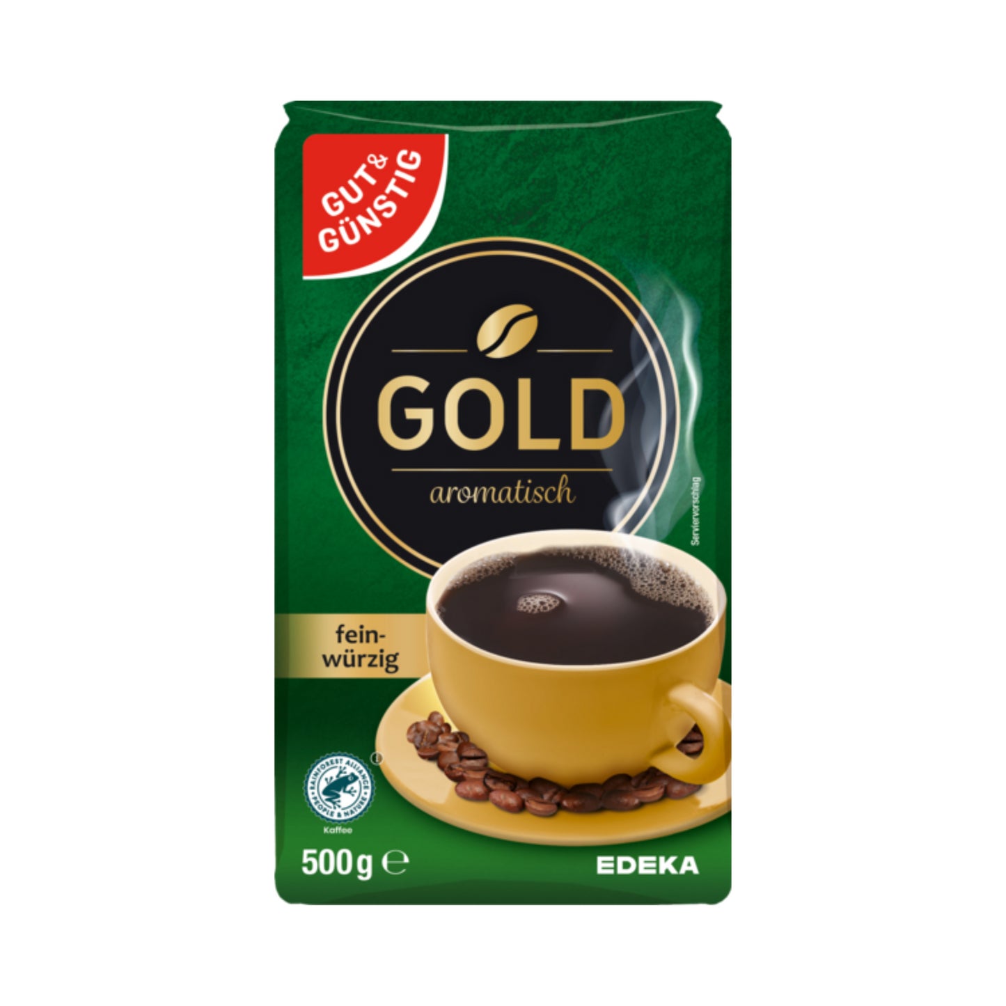 GUT&GÜNSTIG Röstkaffee Gold 500g foodpipe [Lebensmittel-Lieferservice Rostock]