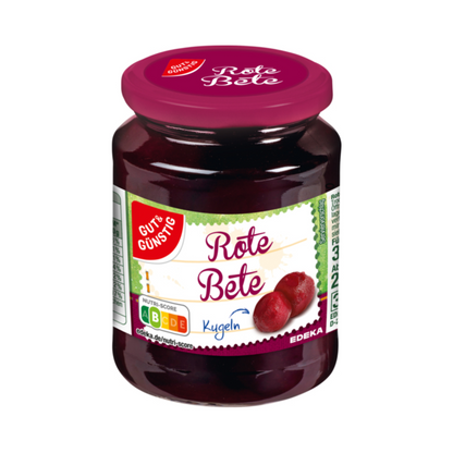 GUT&GÜNSTIG Rote Bete Kugeln 330g foodpipe [Lebensmittel-Lieferservice Rostock]