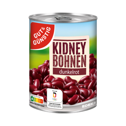 GUT&GÜNSTIG Rote Kidney Bohnen 400g foodpipe [Lebensmittel-Lieferservice Rostock]