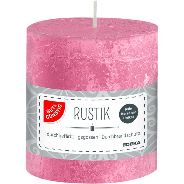 GUT&GÜNSTIG Rustikstumpe altrosa 8x7cm foodpipe [Lebensmittel-Lieferservice Rostock]