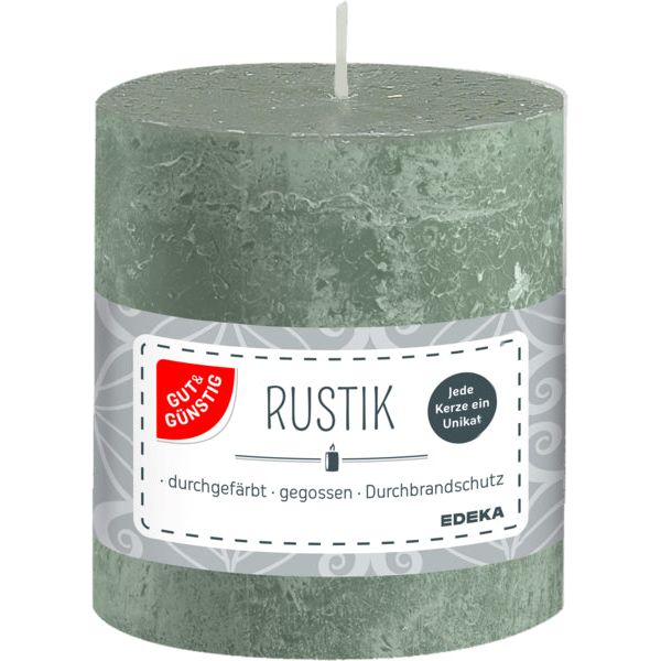 GUT&GÜNSTIG Rustikstumpe salbeigrün 8x7cm foodpipe [Lebensmittel-Lieferservice Rostock]