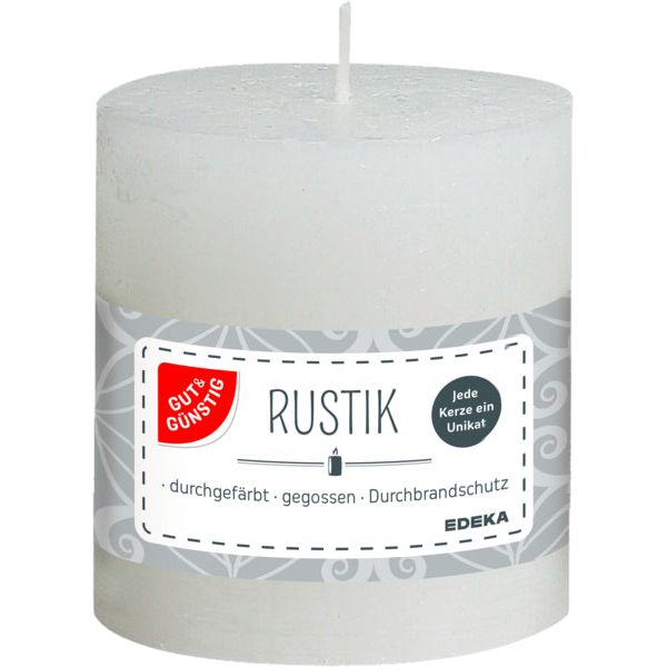 GUT&GÜNSTIG Rustikstumpe weiß 8x7cm foodpipe [Lebensmittel-Lieferservice Rostock]