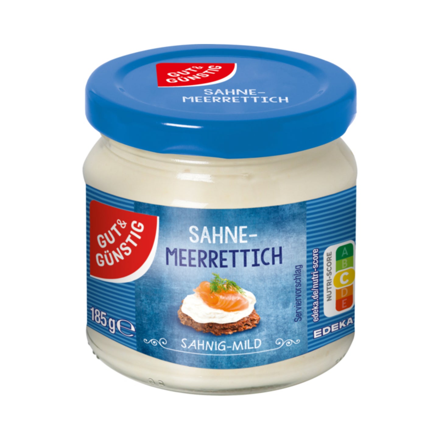 GUT&GÜNSTIG Sahnemeerrettich 185g foodpipe [Lebensmittel-Lieferservice Rostock]