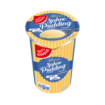 GUT&GÜNSTIG Sahnepudding Vanille 200g foodpipe [Lebensmittel-Lieferservice Rostock]