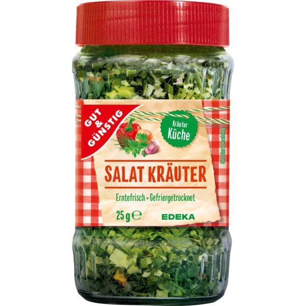 GUT&GÜNSTIG Salatkräuter gefriergetrocknet 25g foodpipe [Lebensmittel-Lieferservice Rostock]