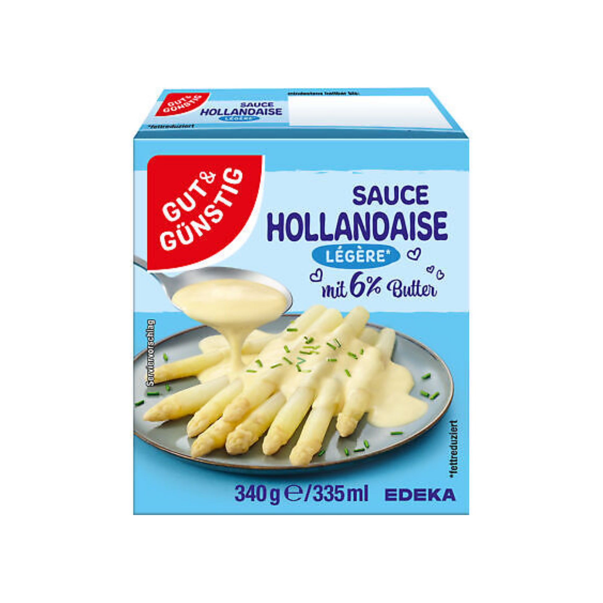 GUT&GÜNSTIG Sauce Hollandaise Legere 340g foodpipe [Lebensmittel-Lieferservice Rostock]