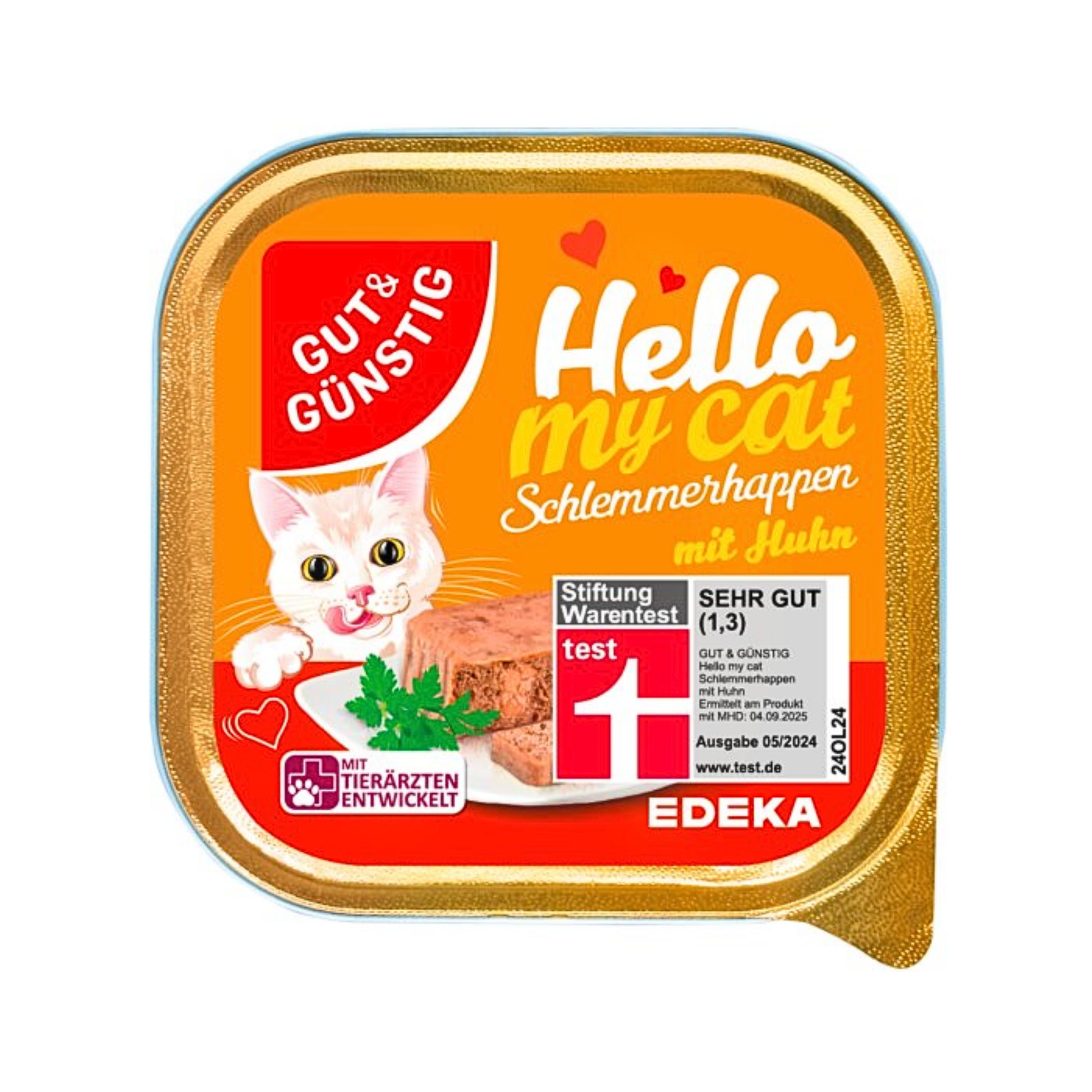 GUT&GÜNSTIG Schlemmerhappen mit Huhn 100g foodpipe [Lebensmittel-Lieferservice Rostock]