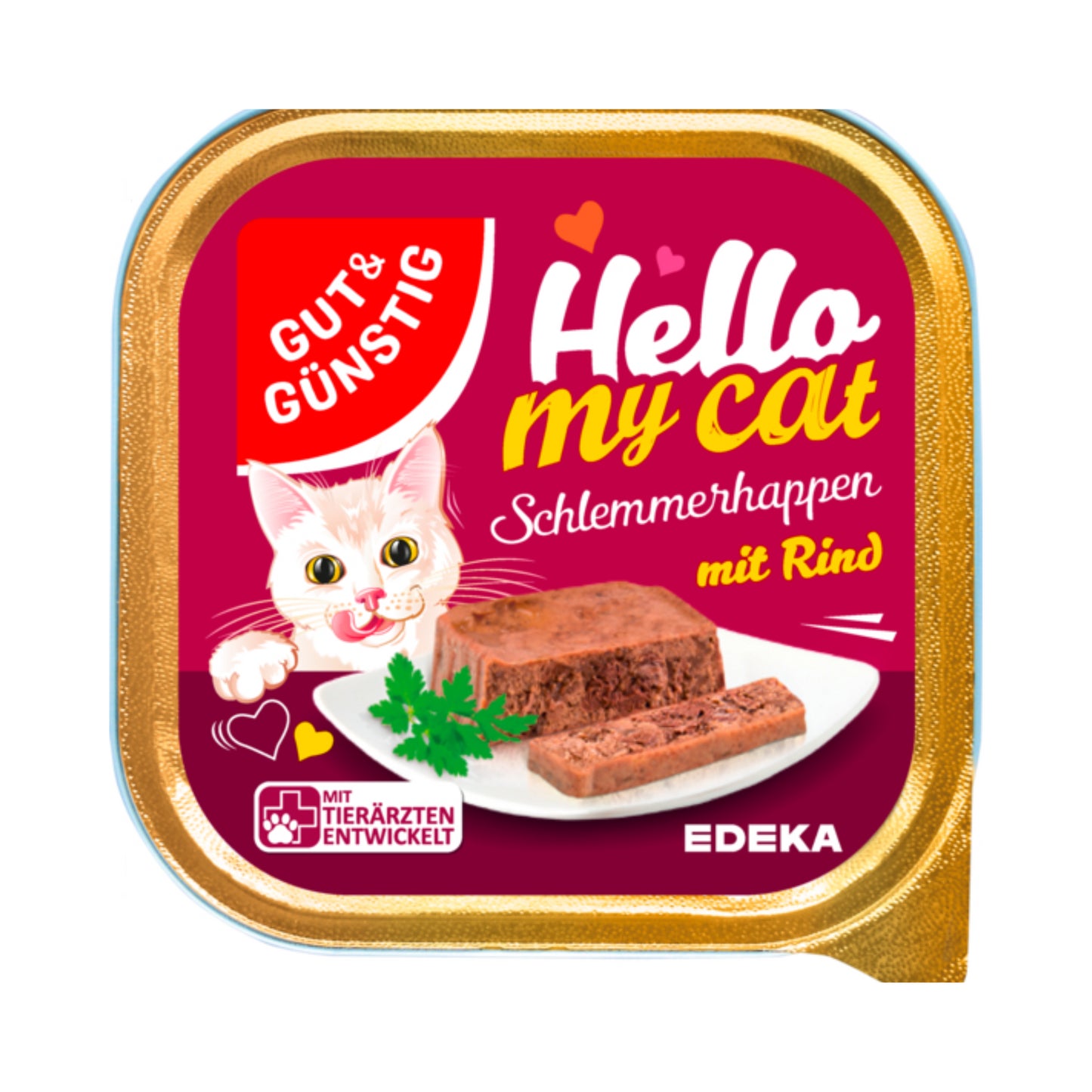 GUT&GÜNSTIG Schlemmerhappen mit Rind 100g foodpipe [Lebensmittel-Lieferservice Rostock]