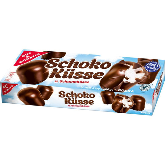 GUT&GÜNSTIG Schoko Küsse 300g foodpipe [Lebensmittel-Lieferservice Rostock]